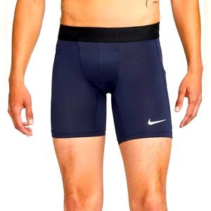 Mens Nike Pro Dri-Fit Fitness Shorts Navy Blue Large